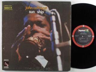 John Coltrane Sun Ship Impulse/abc Lp Vg,  Gatefold