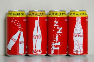 2012 Coca Cola 4 Cans Set From South Africa,  Summer / R6.  50 (440ml)