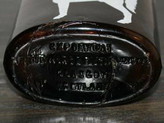 1945 White Horse Cellar Blended Scotch Whiskey Brown Glass Bottle 4/5 Quart vtg 3