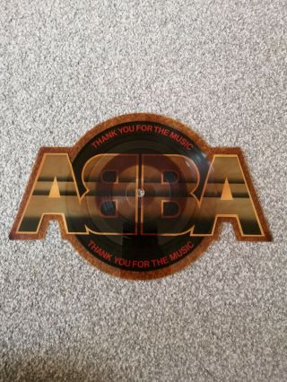 Abba - Thank You For The Music - 7 " Shaped Vinyl Picture Disc