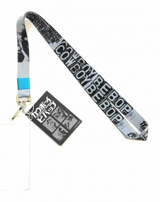 Cowboy Bebop: Spike Black And White Lanyard By Ge Animation