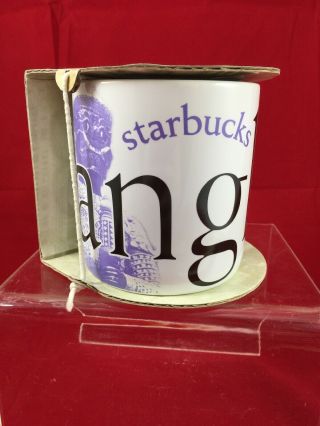 Starbucks Bangkok Thailand Purple Coffee Cup Collector Series City Mug 2001 20oz