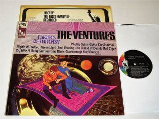 The Ventures - Flights Of Fancy - Rare 1968 Promo - Only Mono Lp - Near -
