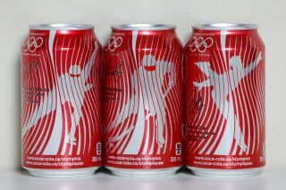 2013 Coca Cola 3 Cans Set From Canada,  Winter Olympics
