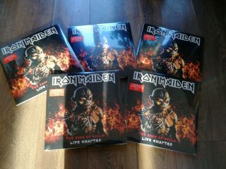 Joblot Of Iron Maiden The Book Of Souls 3 Disc Set And X 5