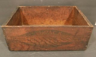 Wooden Cal Pack Del Monte Prunes Fruit Box Crate Storage Decor Crate 2