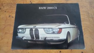 1967 Bmw 2000cs Sales Brochure - Conditon