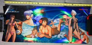 Gamestop Pre - Order Dead Or Alive Extreme Volleyball Poster 30 " X 13 "