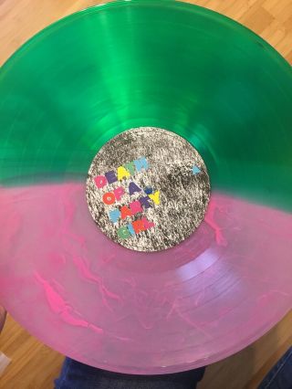 TV Girl - Death Of A Party Girl Green Pink Split Color Vinyl LP x/500 Limited 2