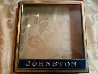1930s Robert A.  Johnston Co.  (milwaukee) Glass Lid For A Display Case 10 X 10