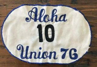 Vintage Union 76 Gas Fuel Racing Aloha Back Patch