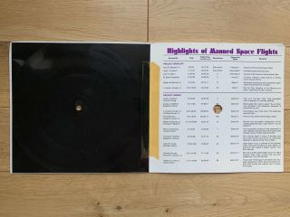 Rare Revell 33 1/3 RPM Record Album - Voices Of The Astronauts,  Walk In Space 4