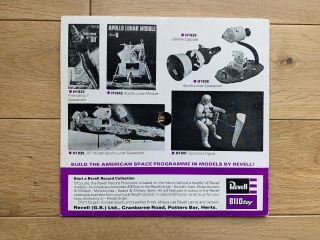 Rare Revell 33 1/3 RPM Record Album - Voices Of The Astronauts,  Walk In Space 6