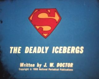 Vintage 1966 Superman “The Deadly Icebergs” 16mm Film Cartoon 2