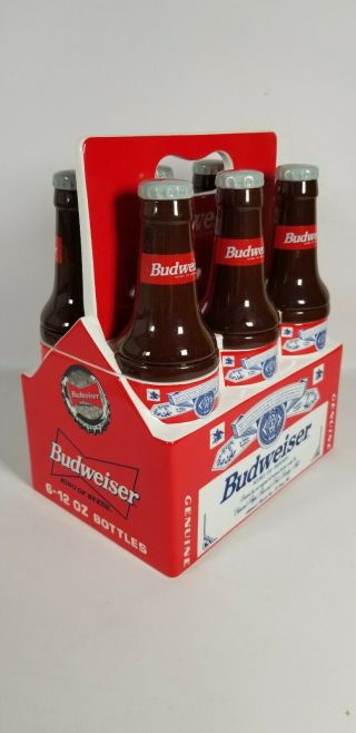 Budweiser 6 Pack Long Neck Bottles Cookie Jar By America ' s Favorites 2
