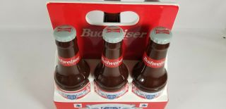 Budweiser 6 Pack Long Neck Bottles Cookie Jar By America ' s Favorites 4