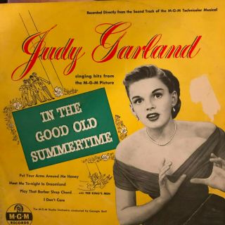 Judy Garland - In The Good Old Summertime Mgm Soundtrack - Two 75 Rpm Records
