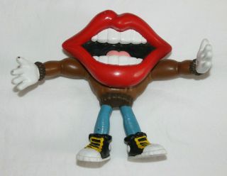 Vintage 1988 Applause Tang General Food Mouth Lips Action Figure 5 Inch Bendable
