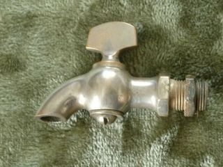 Vintage Ice Cream Soda Fountain Glass Syrup Dispenser Brass Metal Spout Part