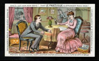 1880s Trade Card - Lepage 