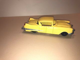 Vintage Structo 1 Yellow 1958 Cadillac Eldorado Car Metal Toy