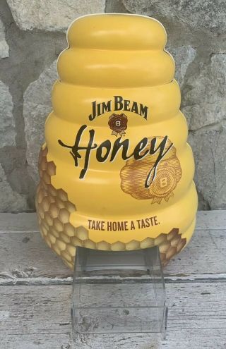 Jim Beam Store Display Honey Take Home A Taste Shot Bottle 2013 Beehive