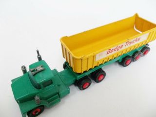 Matchbox King Size Die - Cast K - 16 Dodge Tractor And Trailer