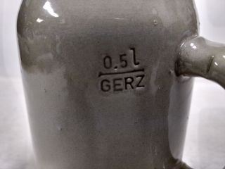 Vintage West Germany Jever Pilsener 0.  5L Gerz Ceramic Stein hd181 5
