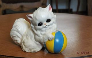 Vintage Josef Originals White Persian Cat Figurine