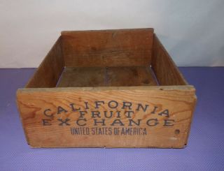 Vtg Wood Crate CA California Fruit Exchange Rose Paper Label Advertisement 2