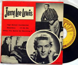 Hear Jerry Lee Lewis 45 Ep High School Confidential Sun Epa 110 Ex Rockabilly