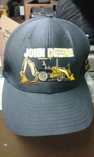 Vintage John Deere/nothing Runs Like A Deere Hat,  Backhoe N.  O.  S.