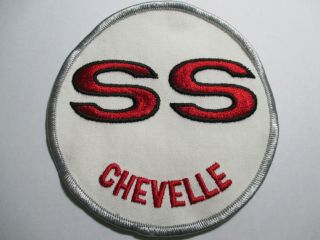 Chevelle Ss Embroidered Patch,  Vintage,  Nos,  60 