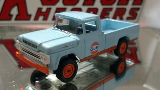 1959 Ford F - 250 Pickup Truck Adult Collectible Vintage Gulf Oil 1/64 Limited Ed