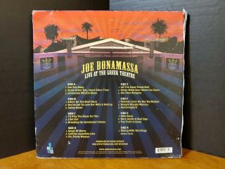 JOE BONAMASSA - LIVE AT THE GREEK THEATER Vinyl 4LP Box Set Guitar Blues Rock 7