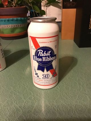 4 20 oz Pabst Blue Ribbon Beer PBR Aluminum Cups 4