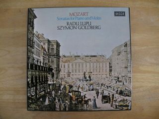 Decca 13 Bb 207/212 Mozart Sonatas For Piano & Violin Radu Lupu Szymon Goldberg