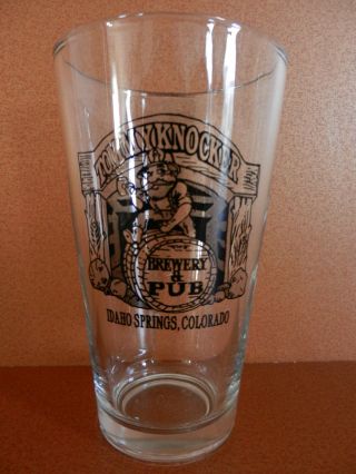 Tommyknocker Brewery & Pub Shaker Pint Beer Glass Idaho Springs Colorado