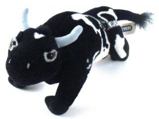 Cash PBR Bull Breyer Stuffed Animal Pro Rodeo Black & White Brahma Bull 2