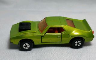 Rare Vintage Matchbox Lesney Superfast 9 1972 Green Amx Javelin Die - Cast Car