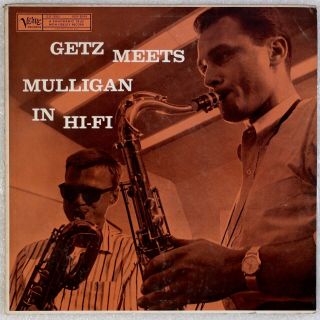 Stan Getz: Meets Gerry Mulligan In Hi - Fi Us Verve Vg Dg Orig Trumpeter Jazz Lp