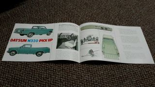 Datsun Truck Brochure Sports Pickup PU NL320 1200 nos rare Early 60s Nissan 2