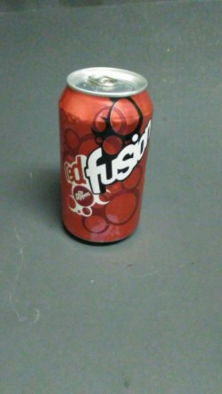 2002 Dr Pepper Red Fusion Soda Can.