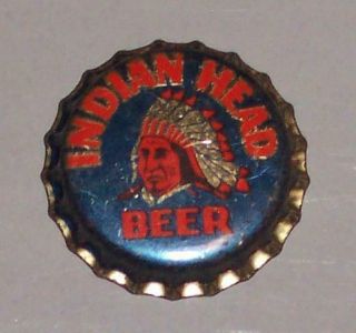 Indian Head Beer Cork Lined Bottle Cap