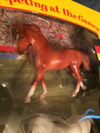 Breyer Stablemates Competing at the Games Four Horse Set playset 2
