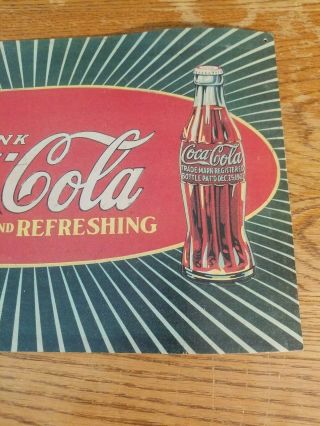Vintage Rare 1923 Coca Cola General Store Display Sign Soda Pop Diner Rt 66 old 3