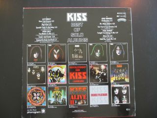 KISS - BEST OF THE SOLO ALBUMS LP 1980 GERMAN LOGO VINYL RECORD RARE 2 4