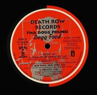 Tha Dogg Pound - Dogg Food 2xLP - Death Row VG,  Shrink 2