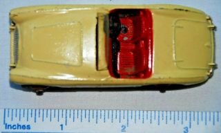 Rare Touring Austin Healey Dinky Toys No.  109 Yellow / Red No Driver