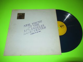 Neil Young At The Los Angeles Music Center Lp Blue Color Vinyl